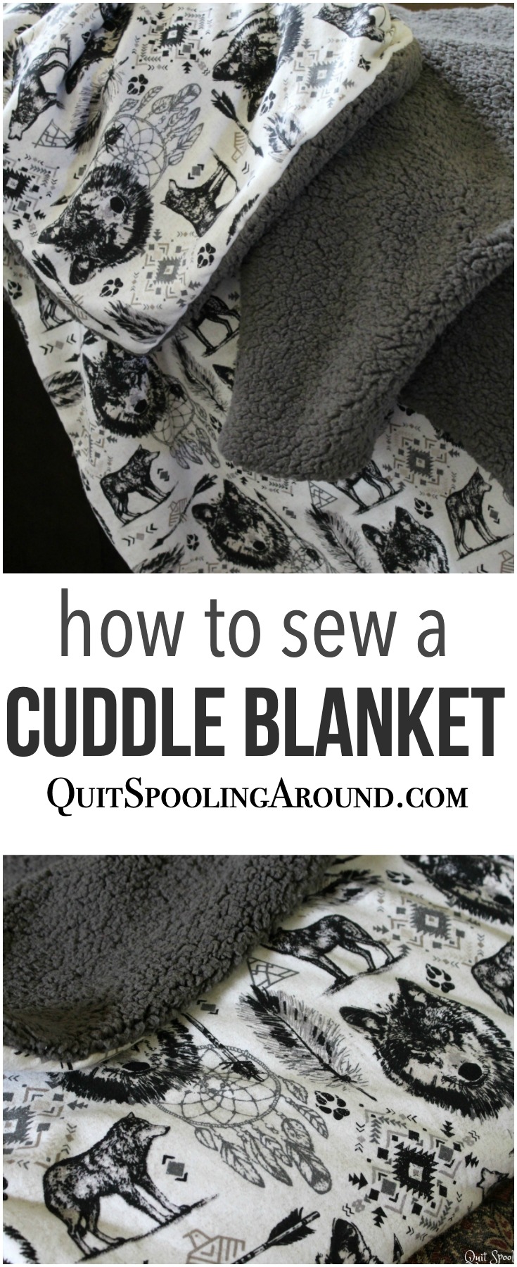 Easy Sew Cuddle Blanket