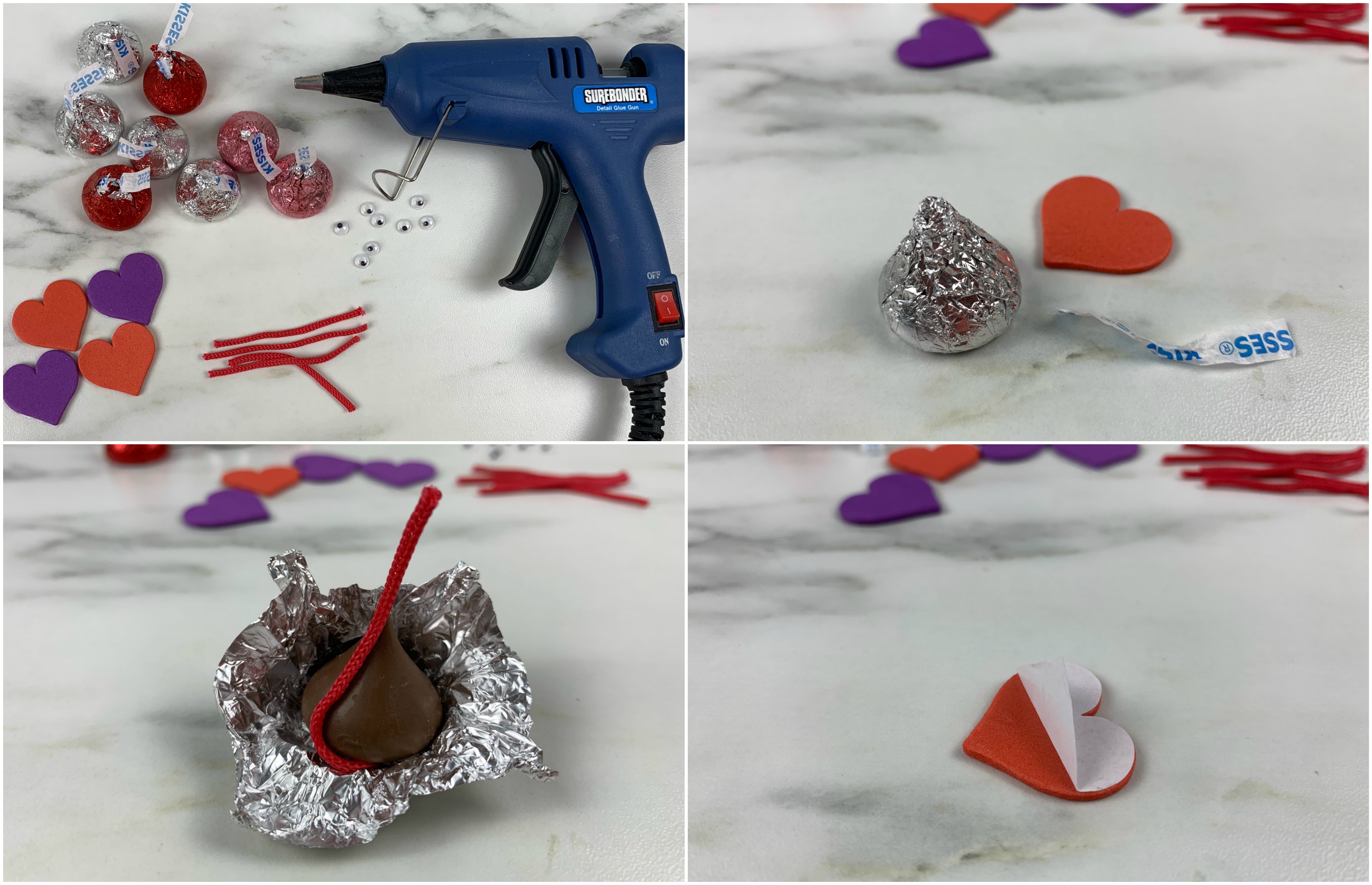 Hershey's Kiss Valentine's Mice