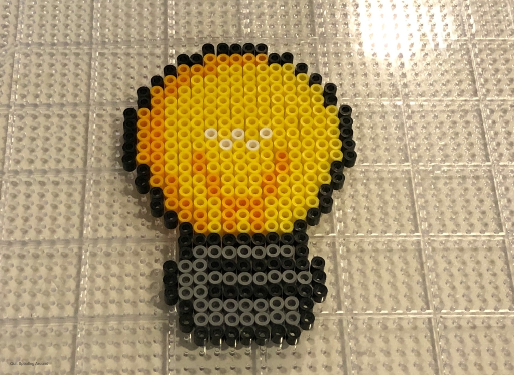 Lightbulb Perler Bead Project Quit Spooling Around