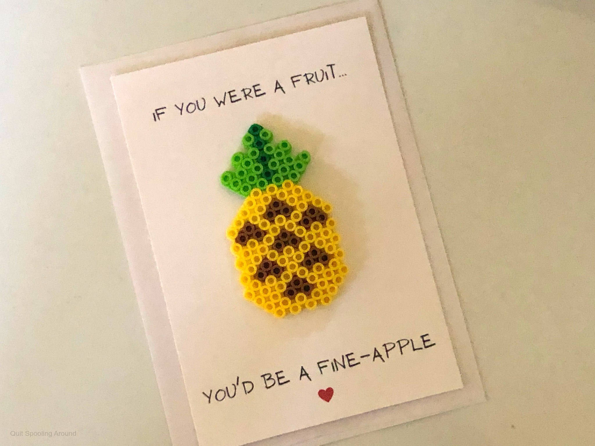 <span itemprop="name">Pineapple Perler Bead Love Pun Card</span>