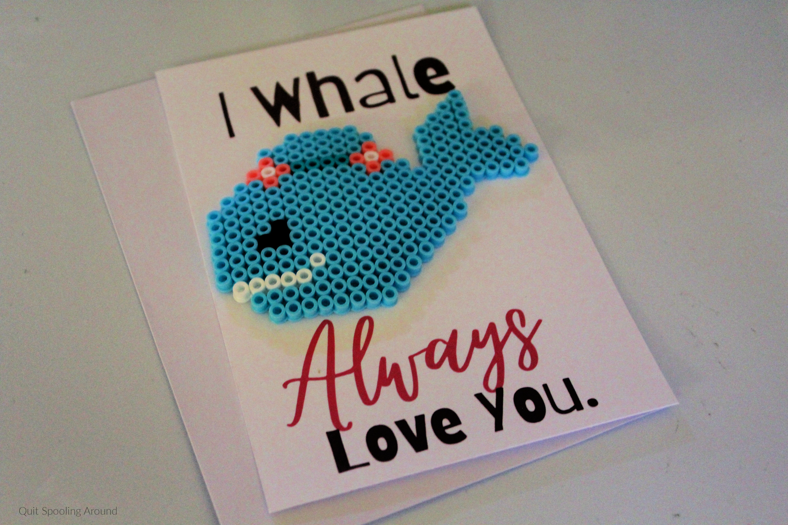 Whale Perler Bead