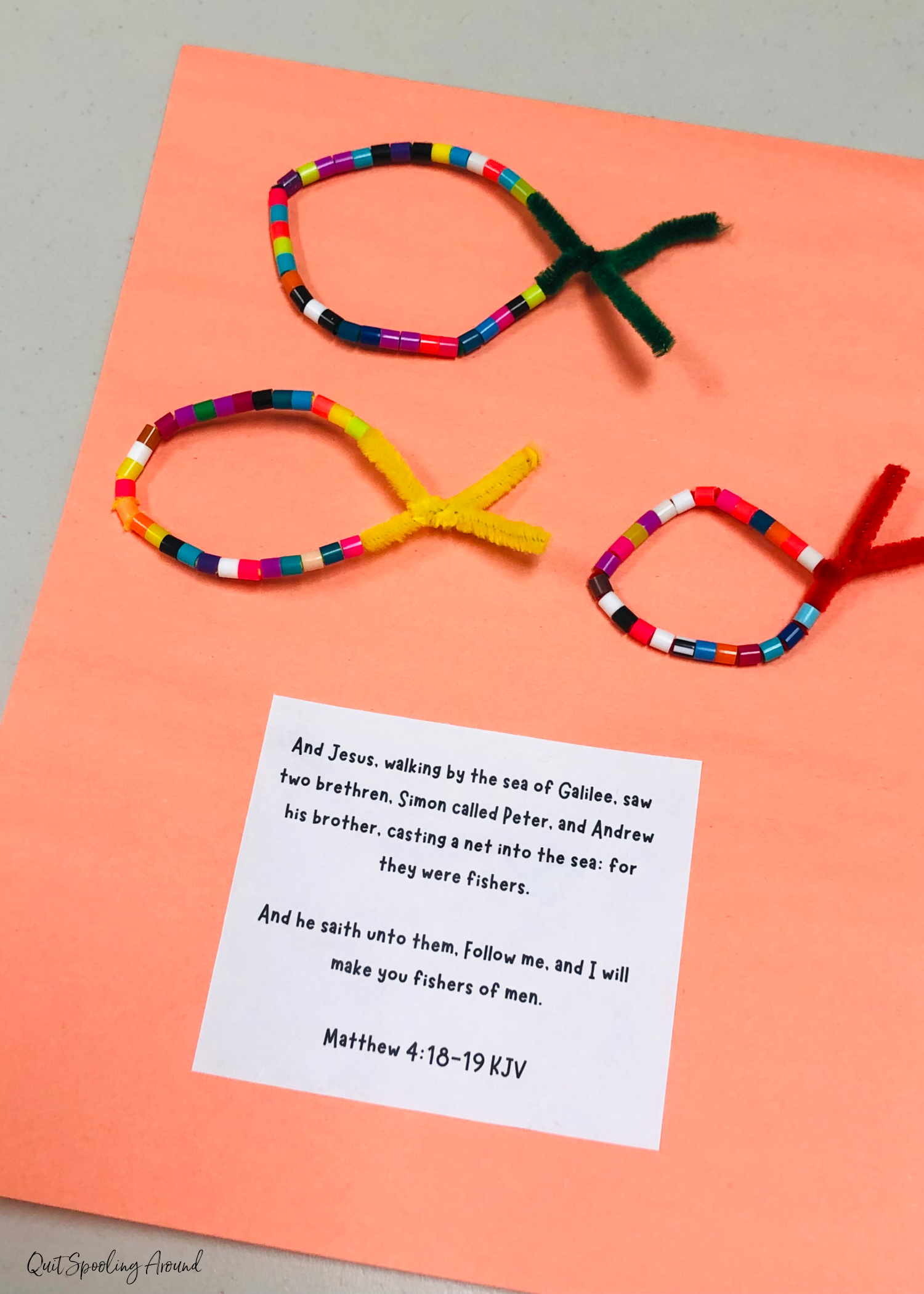 Fishers Of Men Tackle Box Bible Craft at Christian Games and Crafts