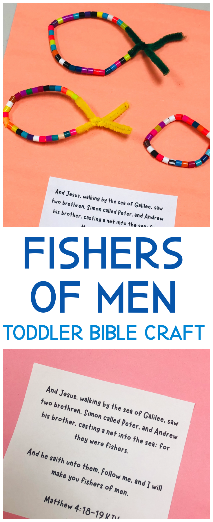 Bible Craft Ideas: Fishers of Men (Matthew 4:12-23) - Ministry-To-Children  Bible Crafts for Children's Ministry, Matthew