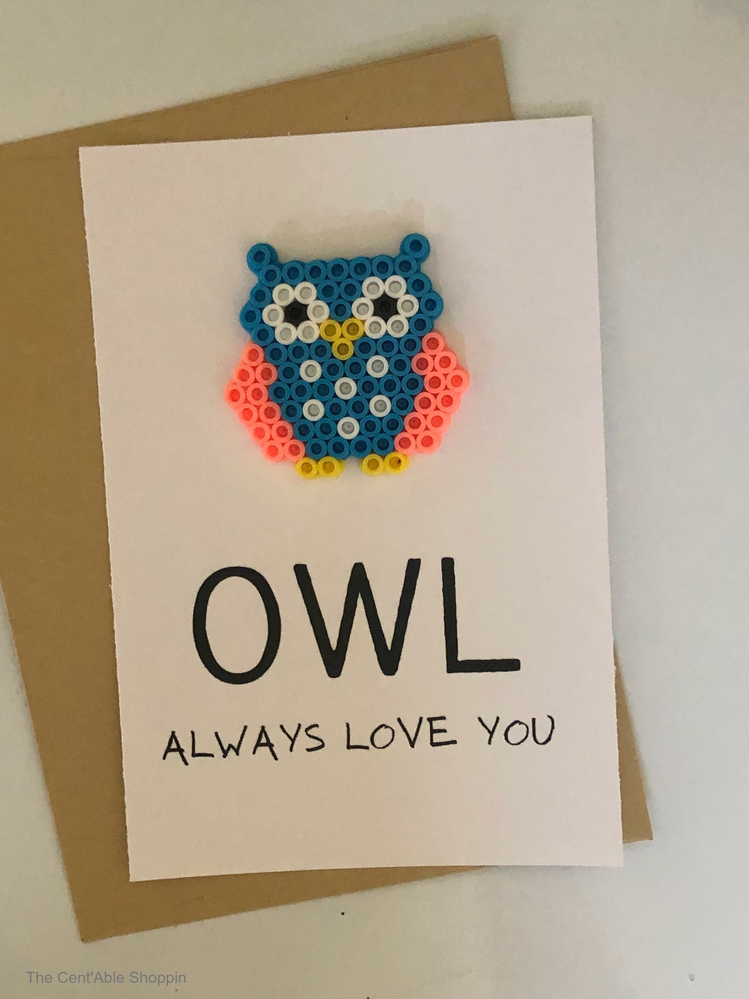 <span itemprop="name">OWL Always Love You Perler Bead Card</span>
